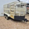 Double axle Cattle trailer