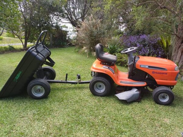Used Husqvarna Ride on Mower and Trailer - Image 4